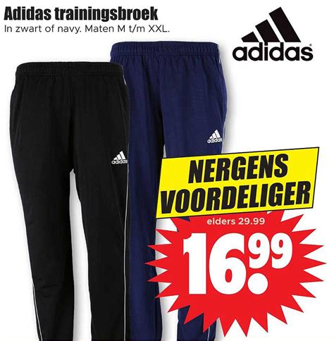 aanbieding adidas trainingsbroek